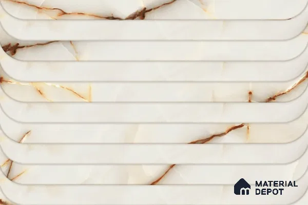 Highlighter Look Wall Tile TL 08849 | Glossy Finish 18 x 12 inch Ceramic Tile - 7 mm | Suitable For Kitchen & Bathroom