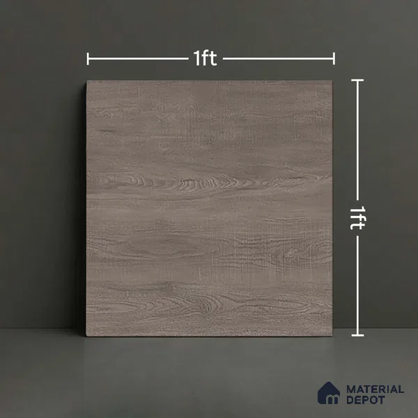 Stone Look Floor Tile TL 08842 D | Matte Finish 12 x 12 inch Ceramic Tile - 7 mm | Suitable For Kitchen, Bathroom, Bedroom & Office