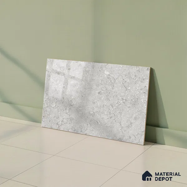 Marble Look Wall Tile TL 08848 | Glossy Finish 18 x 12 inch Ceramic Tile - 7 mm | Suitable For Kitchen & Bathroom