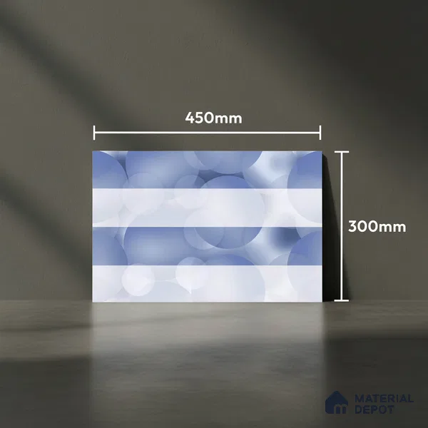 Highlighter Look Wall Tile TL 08856 B | Glossy Finish 18 x 12 inch Ceramic Tile - 7 mm | Suitable For Kitchen & Bathroom
