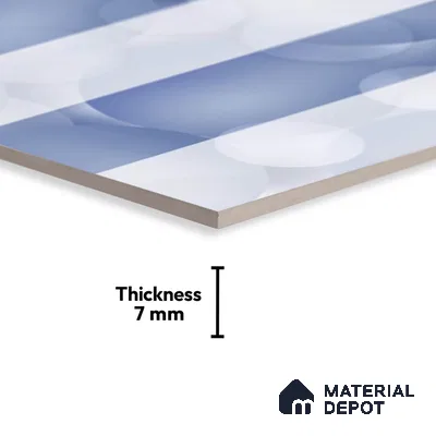 Highlighter Look Wall Tile TL 08856 B | Glossy Finish 18 x 12 inch Ceramic Tile - 7 mm | Suitable For Kitchen & Bathroom