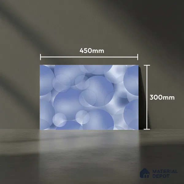 Patterned Look Wall Tile TL 08856 | Glossy Finish 18 x 12 inch Ceramic Tile - 7 mm | Suitable For Kitchen & Bathroom