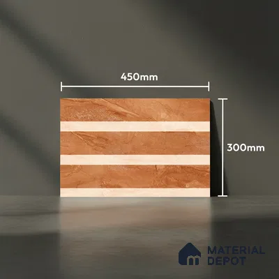 Highlighter Look Wall Tile TL 08841 B | Glossy Finish 18 x 12 inch Ceramic Tile - 7 mm | Suitable For Kitchen & Bathroom