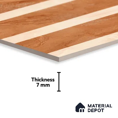Highlighter Look Wall Tile TL 08841 B | Glossy Finish 18 x 12 inch Ceramic Tile - 7 mm | Suitable For Kitchen & Bathroom