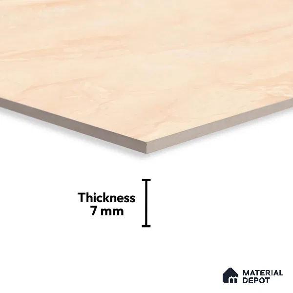 Marble Look Wall Tile TL 08841 C | Glossy Finish 18 x 12 inch Ceramic Tile - 7 mm | Suitable For Kitchen & Bathroom