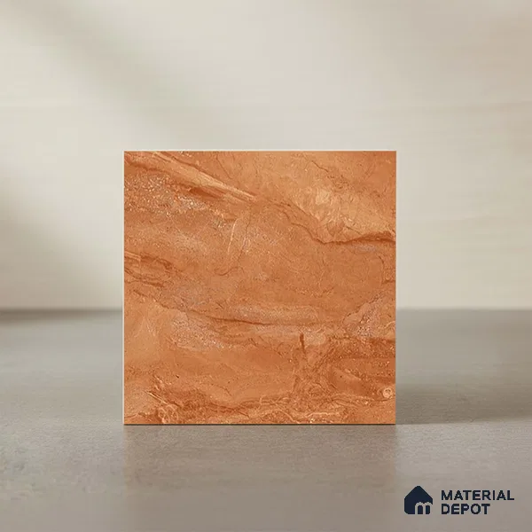Marble Look Floor Tile TL 08841 D | Matte Finish 12 x 12 inch Ceramic Tile - 7 mm | Suitable For Kitchen, Bathroom, Bedroom & Office