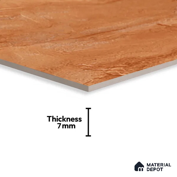Marble Look Floor Tile TL 08841 D | Matte Finish 12 x 12 inch Ceramic Tile - 7 mm | Suitable For Kitchen, Bathroom, Bedroom & Office
