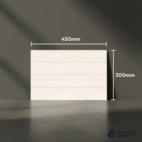 Wood Look Wall Tile TL 08864 B | Glossy Finish 18 x 12 inch Ceramic Tile - 7 mm | Suitable For Kitchen & Bathroom