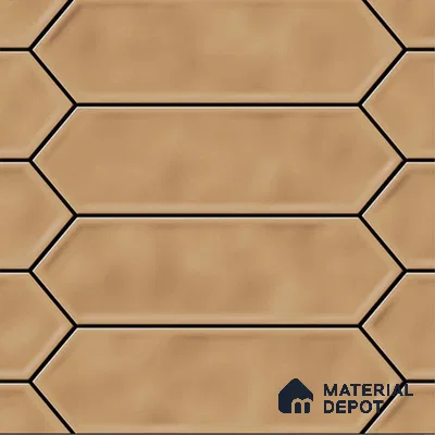 Faux Subway Matching Floor Tile TL 08847 D | Matte Finish 12 x 12 inch Ceramic Anti Skid Tile - 7 mm | Suitable For Kitchen, Bathroom | Please Expect a Slight Variation of Pattern
