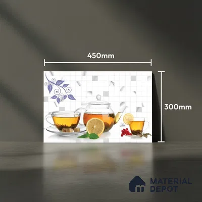 Highlighter Look Wall Tile TL 08862 | Glossy Finish 18 x 12 inch Ceramic Tile - 7 mm | Suitable For Kitchen & Bathroom