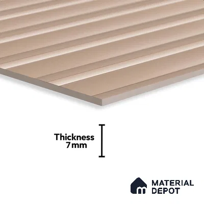 Faux Subway Matching Floor Tile TL 08855 E | Matte Finish 12 x 12 inch Ceramic Anti Skid Tile - 7 mm | Suitable For Kitchen, Bathroom | Please Expect a Slight Variation of Pattern