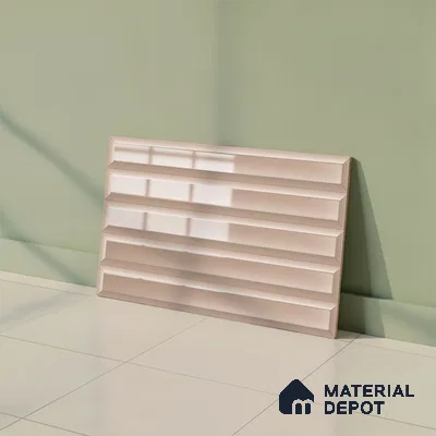 Faux Subway Look Wall Tile TL 08855 | Glossy Finish 18 x 12 inch Ceramic Tile - 7 mm | Suitable For Kitchen & Bathroom