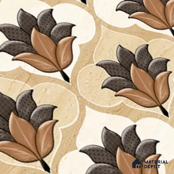Highlighter Look Wall Tile TL 08854 B | Glossy Finish 18 x 12 inch Ceramic Tile - 7 mm | Suitable For Kitchen & Bathroom