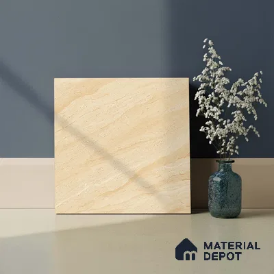Stone Look Floor Tile TL 08854 D | Matte Finish 12 x 12 inch Ceramic Tile - 7 mm | Suitable For Kitchen, Bathroom, Bedroom & Office