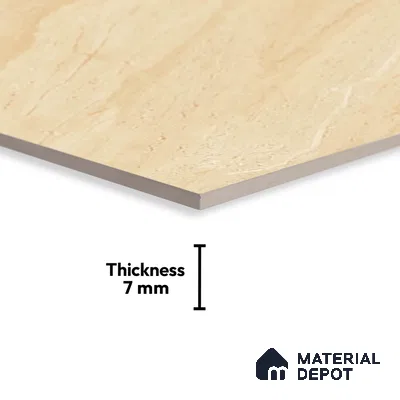 Stone Look Wall Tile TL 08854 | Glossy Finish 18 x 12 inch Ceramic Tile - 7 mm | Suitable For Kitchen & Bathroom