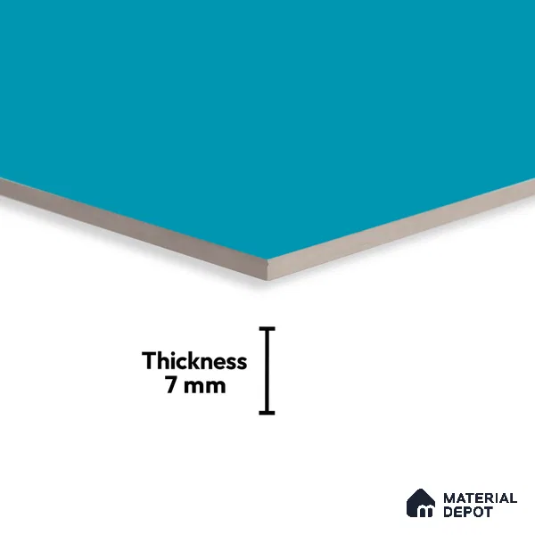 Plain Look Wall Tile TL 08880 D | Glossy Finish 18 x 12 inch Ceramic Tile - 7 mm | Suitable For Kitchen & Bathroom