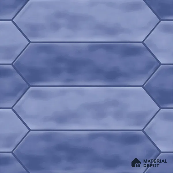 Faux Subway Matching Floor Tile TL 08846 D | Matte Finish 12 x 12 inch Ceramic Anti Skid Tile - 7 mm | Suitable For Kitchen, Bathroom | Please Expect a Slight Variation of Pattern