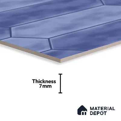 Faux Subway Matching Floor Tile TL 08846 D | Matte Finish 12 x 12 inch Ceramic Anti Skid Tile - 7 mm | Suitable For Kitchen, Bathroom | Please Expect a Slight Variation of Pattern