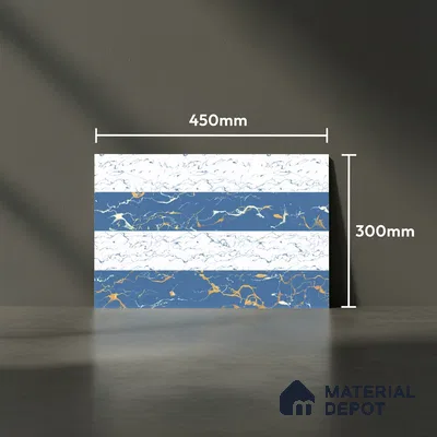 Highlighter Look Wall Tile TL 08857 B | Glossy Finish 18 x 12 inch Ceramic Tile - 7 mm | Suitable For Kitchen & Bathroom
