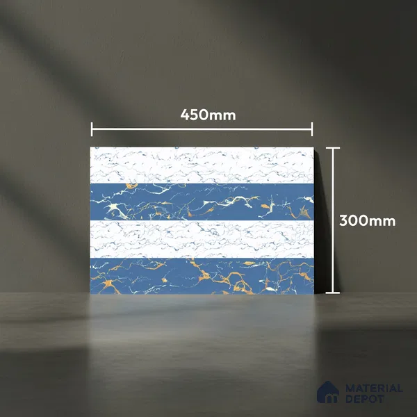 Highlighter Look Wall Tile TL 08857 B | Glossy Finish 18 x 12 inch Ceramic Tile - 7 mm | Suitable For Kitchen & Bathroom