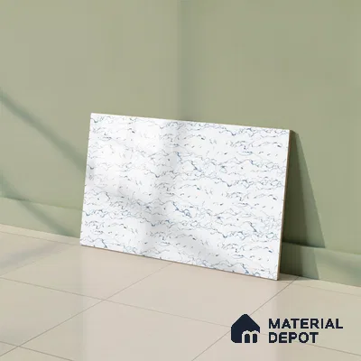 Marble Look Wall Tile TL 08857 C | Glossy Finish 18 x 12 inch Ceramic Tile - 7 mm | Suitable For Kitchen & Bathroom