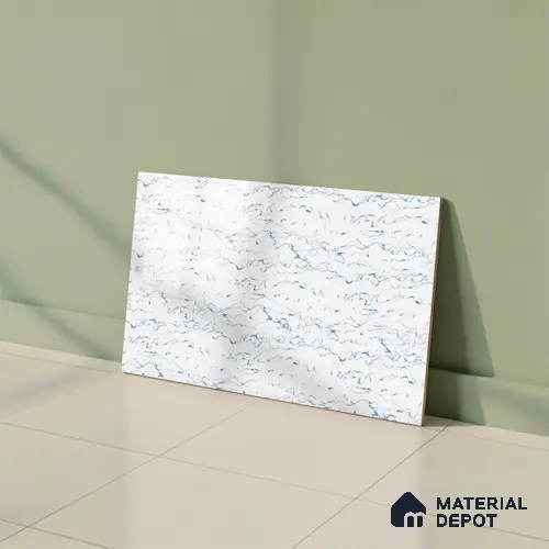 Marble Look Wall Tile TL 08857 C | Glossy Finish 18 x 12 inch Ceramic Tile - 7 mm | Suitable For Kitchen & Bathroom