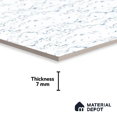 Marble Look Wall Tile TL 08857 C | Glossy Finish 18 x 12 inch Ceramic Tile - 7 mm | Suitable For Kitchen & Bathroom