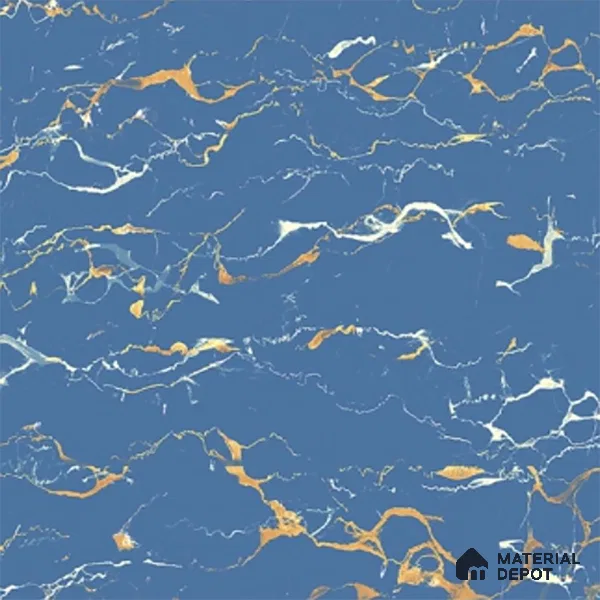 Marble Look Floor Tile TL 08857 D | Matte Finish 12 x 12 inch Ceramic Tile - 7 mm | Suitable For Kitchen, Bathroom, Bedroom & Office