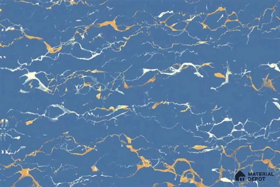 Marble Look Wall Tile TL 08857 | Glossy Finish 18 x 12 inch Ceramic Tile - 7 mm | Suitable For Kitchen & Bathroom