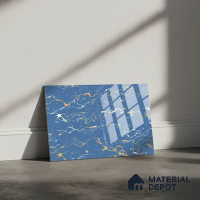 Marble Look Wall Tile TL 08857 | Glossy Finish 18 x 12 inch Ceramic Tile - 7 mm | Suitable For Kitchen & Bathroom