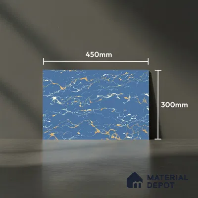 Marble Look Wall Tile TL 08857 | Glossy Finish 18 x 12 inch Ceramic Tile - 7 mm | Suitable For Kitchen & Bathroom