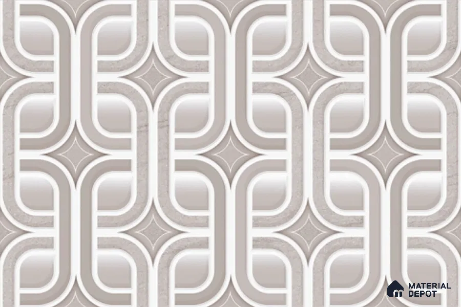 Highlighter Look Wall Tile TL 08845 B | Glossy Finish 18 x 12 inch Ceramic Tile - 7 mm | Suitable For Kitchen & Bathroom