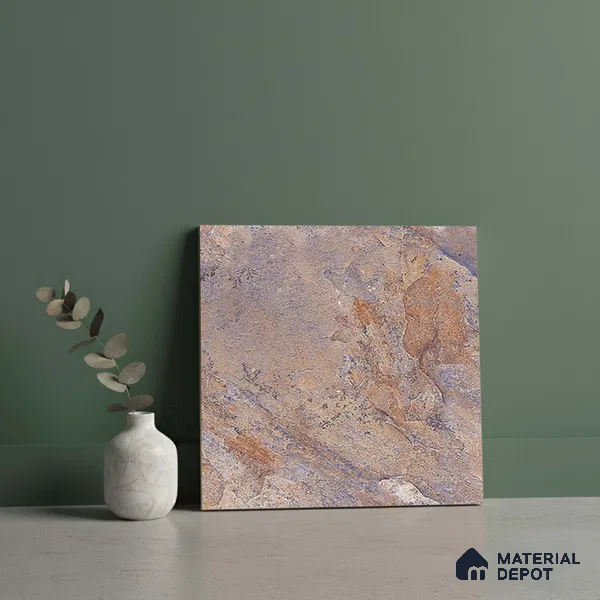 Stone Look Floor Tile TL 08859 E | Matte Finish 12 x 12 inch Ceramic Tile - 7 mm | Suitable For Kitchen, Bathroom, Bedroom & Office