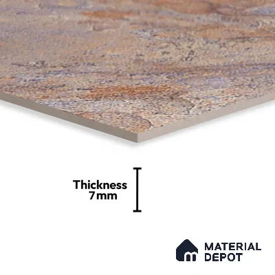 Stone Look Floor Tile TL 08859 E | Matte Finish 12 x 12 inch Ceramic Tile - 7 mm | Suitable For Kitchen, Bathroom, Bedroom & Office