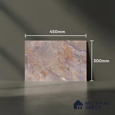 Stone Look Wall Tile TL 08859 | Glossy Finish 18 x 12 inch Ceramic Tile - 7 mm | Suitable For Kitchen & Bathroom