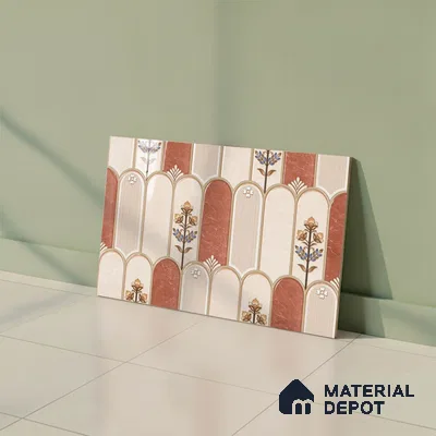Highlighter Look Wall Tile TL 08851 B | Glossy Finish 18 x 12 inch Ceramic Tile - 7 mm | Suitable For Kitchen & Bathroom