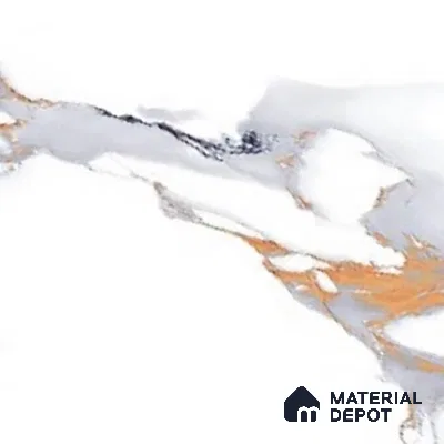 Marble Look Wall Tile TL 08850 B | Glossy Finish 18 x 12 inch Ceramic Tile - 7 mm | Suitable For Kitchen & Bathroom