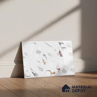 Highlighter Look Wall Tile TL 08850 | Glossy Finish 18 x 12 inch Ceramic Tile - 7 mm | Suitable For Kitchen & Bathroom