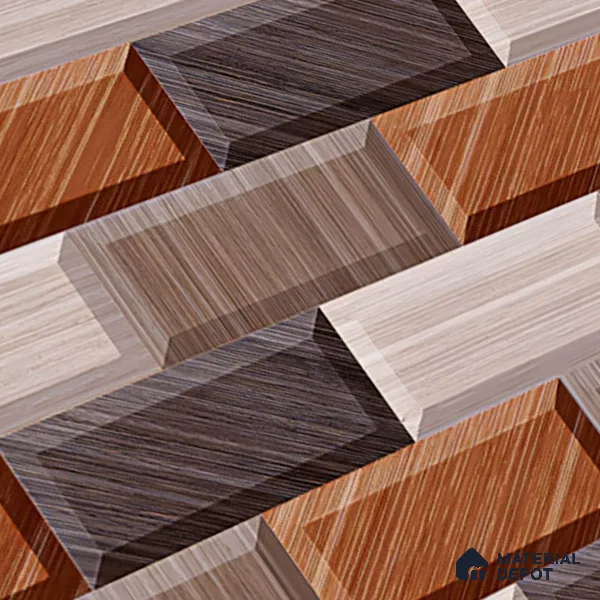 Faux Subway Look Wall Tile TL 08874 | Glossy Finish 18 x 12 inch Ceramic Tile - 7 mm | Suitable For Kitchen & Bathroom