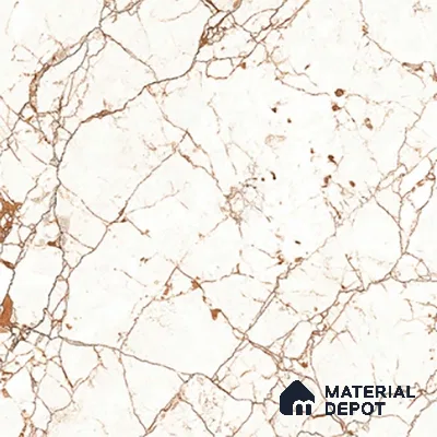 Marble Look Floor Tile TL 08844 D | Matte Finish 12 x 12 inch Ceramic Tile - 7 mm | Suitable For Kitchen, Bathroom, Bedroom & Office