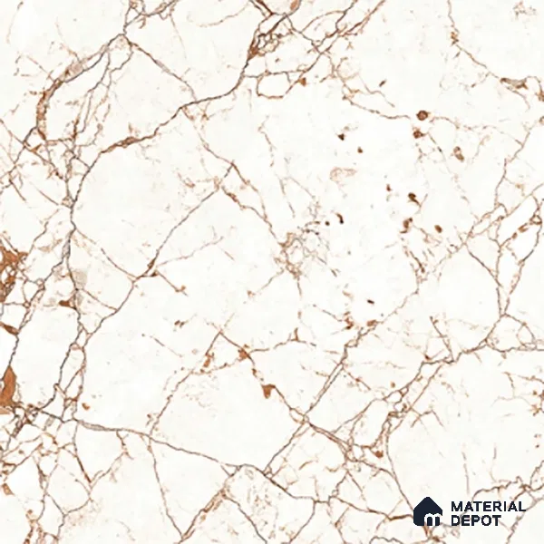 Marble Look Floor Tile TL 08844 D | Matte Finish 12 x 12 inch Ceramic Tile - 7 mm | Suitable For Kitchen, Bathroom, Bedroom & Office