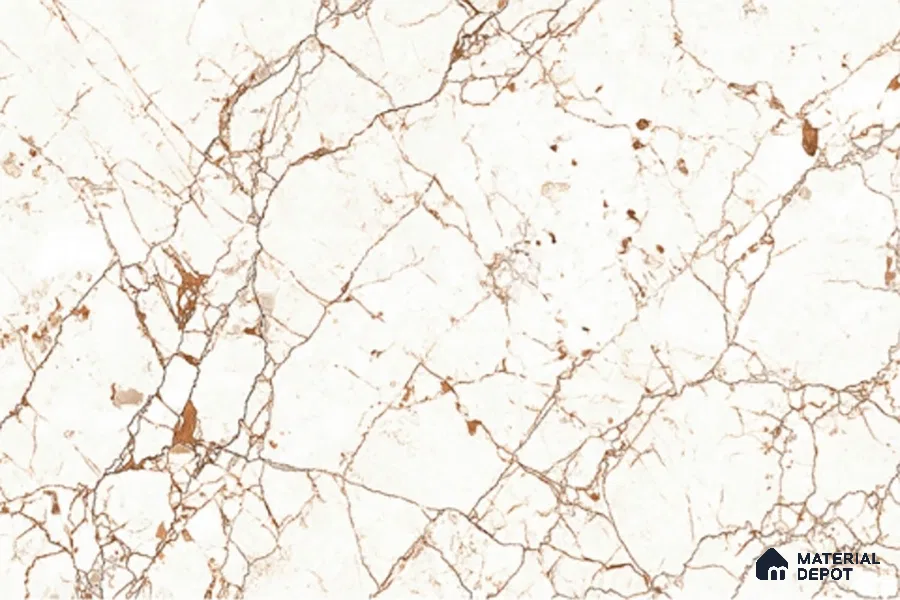 Marble Look Wall Tile TL 08844 | Glossy Finish 18 x 12 inch Ceramic Tile - 7 mm | Suitable For Kitchen & Bathroom
