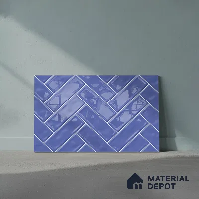 Faux Subway Look Wall Tile TL 08871 B | Glossy Finish 18 x 12 inch Ceramic Tile - 7 mm | Suitable For Kitchen & Bathroom