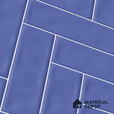 Faux Subway Look Wall Tile TL 08871 B | Glossy Finish 18 x 12 inch Ceramic Tile - 7 mm | Suitable For Kitchen & Bathroom