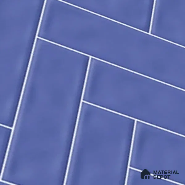 Faux Subway Look Wall Tile TL 08871 B | Glossy Finish 18 x 12 inch Ceramic Tile - 7 mm | Suitable For Kitchen & Bathroom