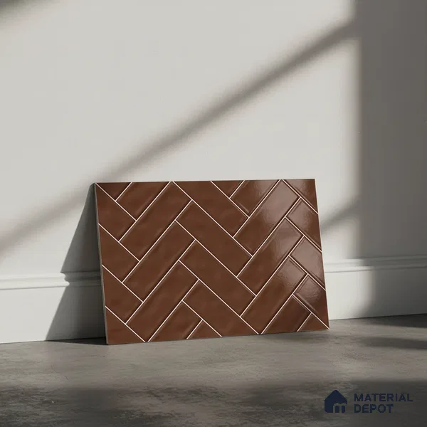 Faux Subway Look Wall Tile TL 08871 C | Glossy Finish 18 x 12 inch Ceramic Tile - 7 mm | Suitable For Kitchen & Bathroom