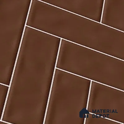 Faux Subway Look Wall Tile TL 08871 C | Glossy Finish 18 x 12 inch Ceramic Tile - 7 mm | Suitable For Kitchen & Bathroom