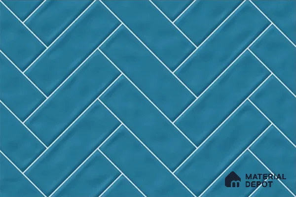 Faux Subway Look Wall Tile TL 08871 D | Glossy Finish 18 x 12 inch Ceramic Tile - 7 mm | Suitable For Kitchen & Bathroom