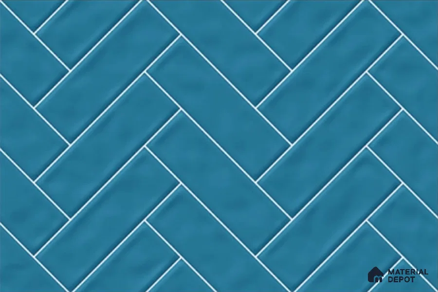 Faux Subway Look Wall Tile TL 08871 D | Glossy Finish 18 x 12 inch Ceramic Tile - 7 mm | Suitable For Kitchen & Bathroom