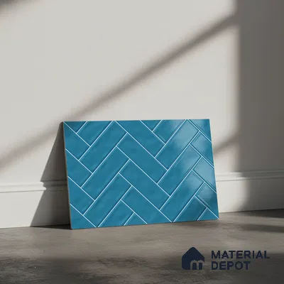 Faux Subway Look Wall Tile TL 08871 D | Glossy Finish 18 x 12 inch Ceramic Tile - 7 mm | Suitable For Kitchen & Bathroom